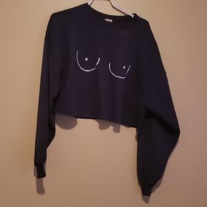 Vintage style crop sweater